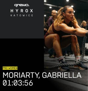 HYROX Katowice 2025 Gabriella Moriarty Women's Pro Winner